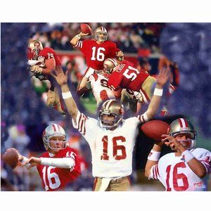 San Francisco 49ers legend Joe Montana oil painting 16 by 20